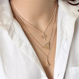 Eiffel Tower Layered Necklace