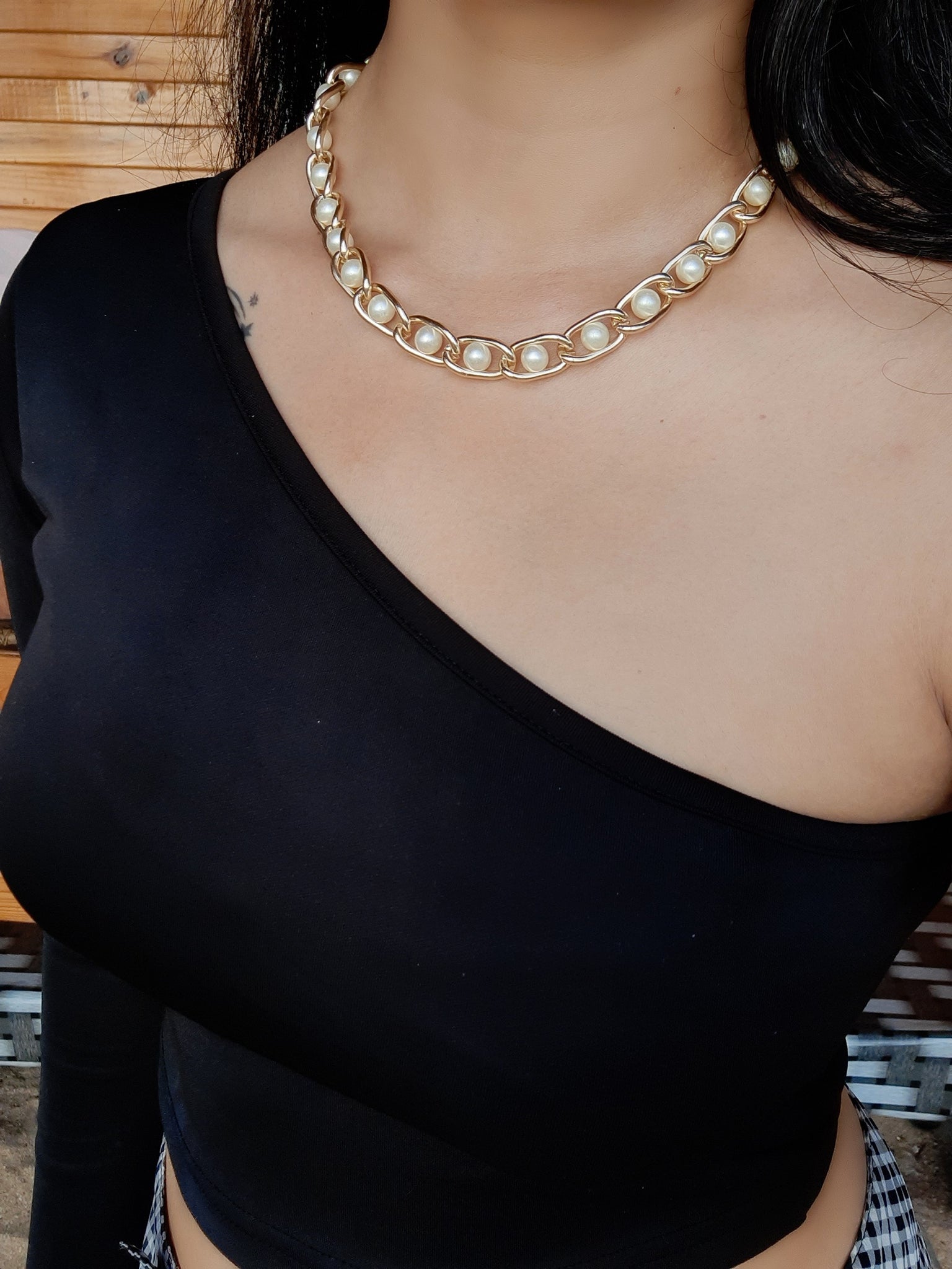 Pearl Chain Necklace for Women | FashionCrab.com