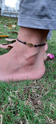 Gold Evil Eye Anklet