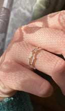 Load image into Gallery viewer, 92.5 Silver &amp; Gold Branch Ring