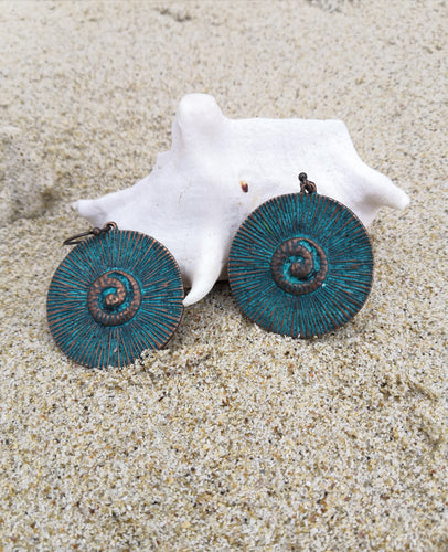 Rustic Swirl Earrings