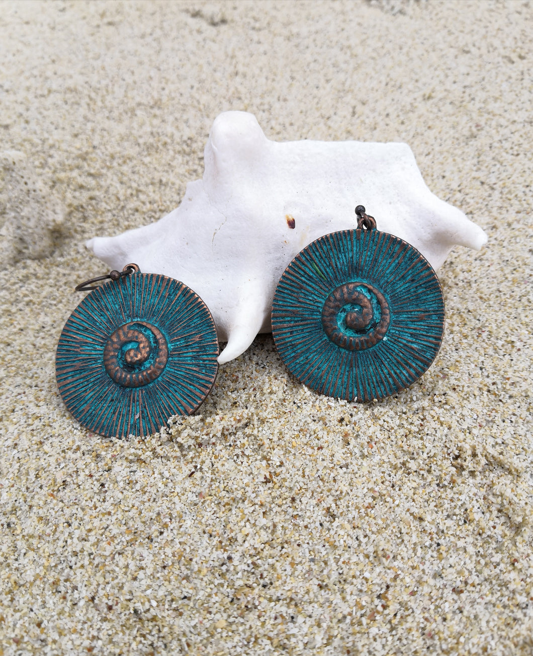 Rustic Swirl Earrings