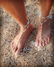 Load image into Gallery viewer, Pearl barefoot Sandals