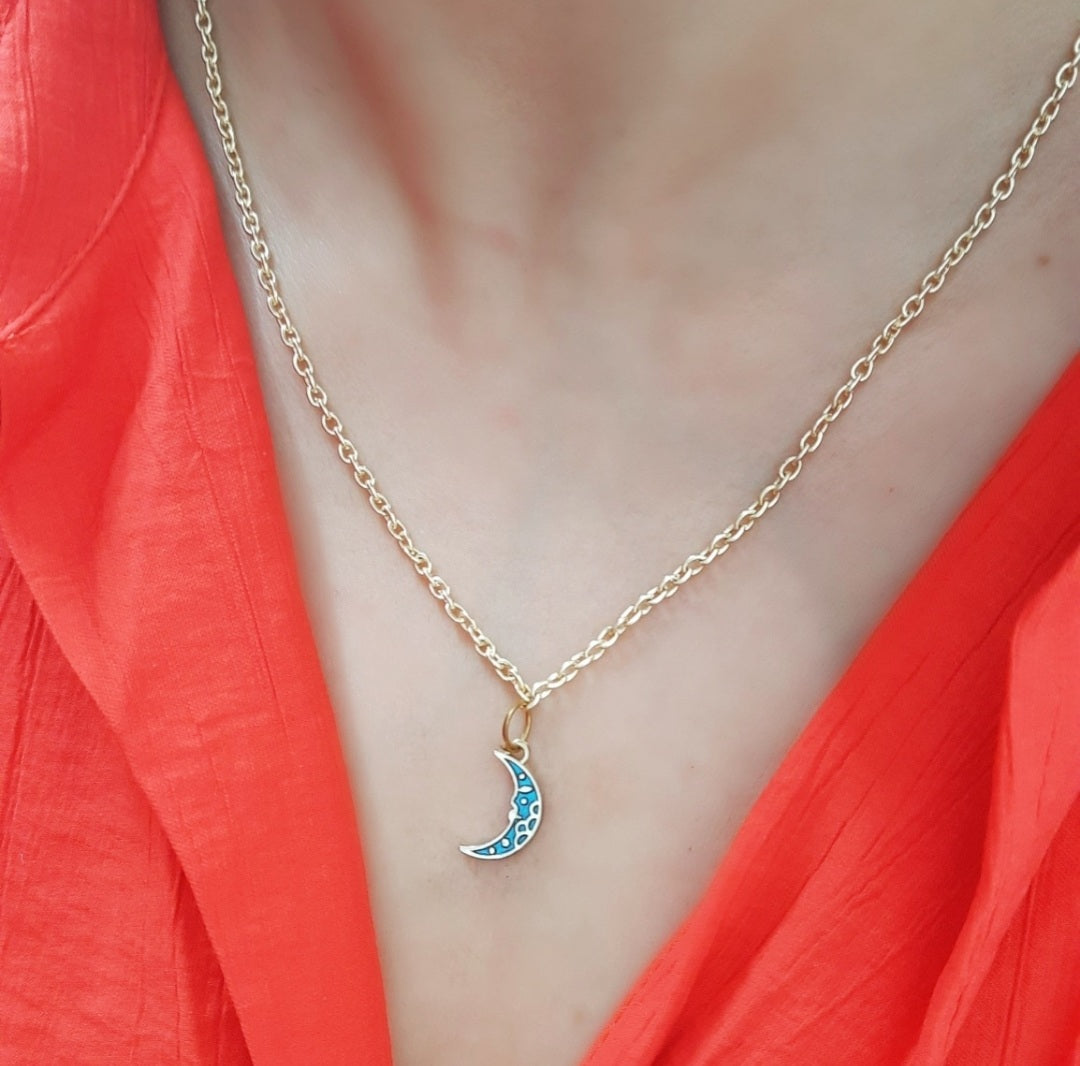 Blue Moon Necklace – Shop Maya